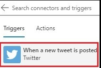 When a new tweet is posted twitter